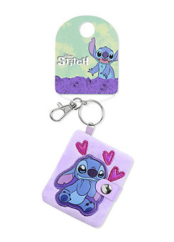 Stitch Pink Heart Mini Diary Keychain by Disney