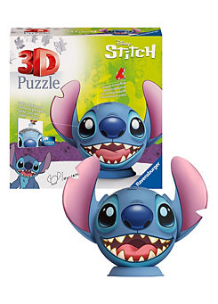 Stitch with Ears 3D Puzzle Ball 77 Piece Jigsaw Puzzle by Disney