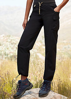 Straight Leg Cargo Walking Trousers by active by LASCANA