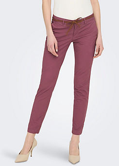 Straight Leg Chinos by Only