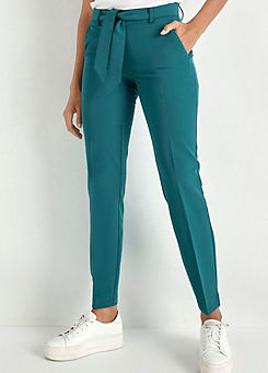 Straight Leg Trousers by Hechter Paris