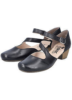 Strappy Block Heel Shoes by Rieker