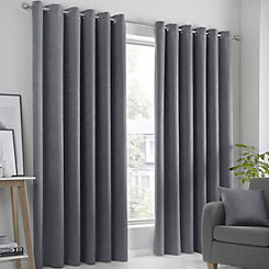 Strata Thermal Dimout Eyelet Curtains by Fusion