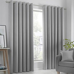 Strata Thermal Dimout Eyelet Curtains by Fusion