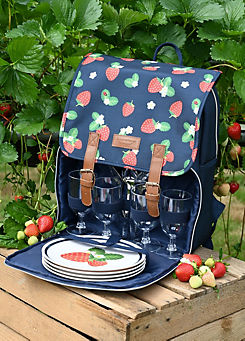 Strawberries & Cream 4 Person Filled Backpack by Summerhouse by Navigate
