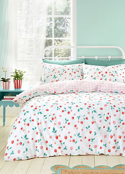 Strawberry Garden Duvet Cover Set  by Catherine Lansfield