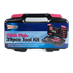 Streetwize 39 Piece Pink Tool Kit