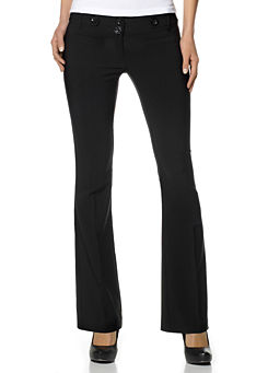 Stretch Bootcut Trousers by Melrose