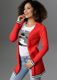 red sweater cardigan womens