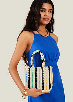 Stripe Cross-Body Bag by Accessorize