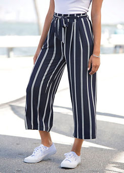 Stripe Culottes by LASCANA