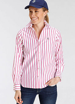 Stripe Long Sleeve Shirt by DELMAO