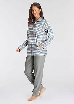 Stripe Terry Pyjamas by Vivance Dreams