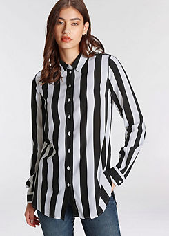 Striped Long Sleeve Shirt by AJC
