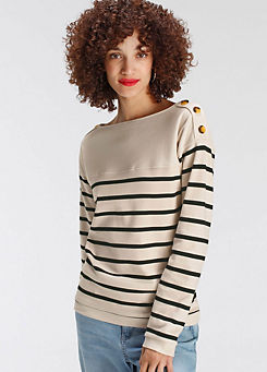 Striped Sweatshirt by AJC