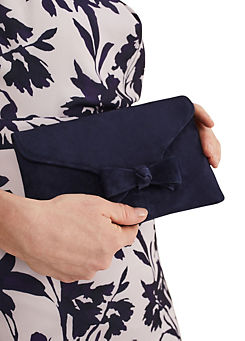 Structured Bow Clutch Bag by Phase Eight