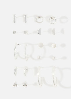 Stud & Hoop Earrings 10 Pack by Accessorize