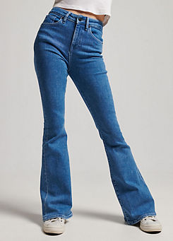 Studios High Rise Skinny Flare Jeans by Superdry