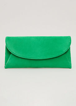 Suede Clutch Bag by Phase Eight
