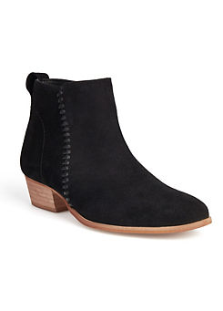 Suede Western Short Ankle Boots by Freemans