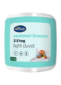 Summer Breeze 2.5 Tog Light Duvet by Silentnight