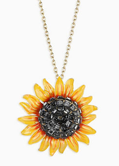 Sunflower Pendant Necklace by Bill Skinner