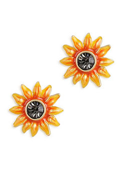 Sunflower Stud Earrings by Bill Skinner