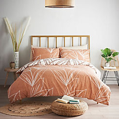Sunset Leaf Duvet Cover Set by CosmoLiving by Cosmopolitan