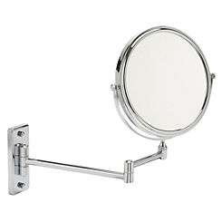 Super Chromed Extending Magnification Wall Mirror by Fancy Metal Goods
