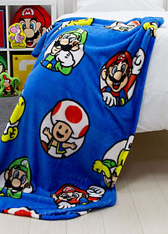 Super Mario Circles Fleece Blanket by Nintendo