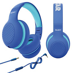 Superstar Kids Over Ear Headphones - Blue by Majority