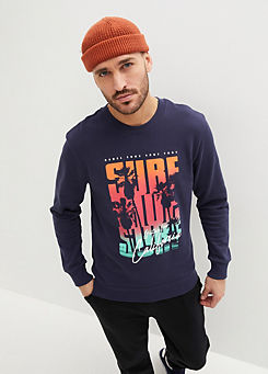 Surf Print Sweatshirt by bonprix