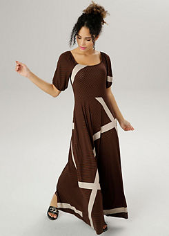 Sustainable Short Sleeve Maxi Dress by Aniston