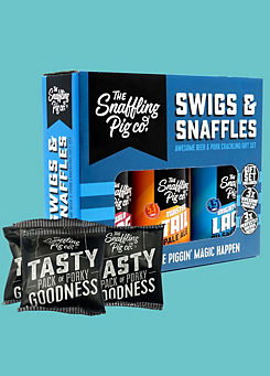Swigs & Snaffles Beer & Pork Crackling Gift Set by The Snaffling Pig Co.