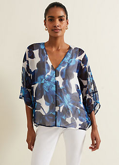 Syra Silk Blouse by Phase Eight