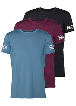T-Shirt 3 Pack by Bjorn Borg
