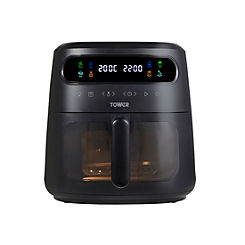 T17124 Vortx Vizion 6L Air Fryer with Colour Digital Display - Black by Tower