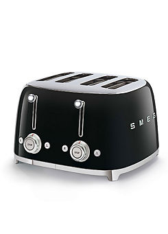TSF03BLUK 4 Slice Toaster - Black by SMEG