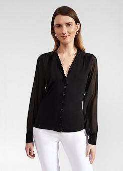 Talisa Frill Neck Top by HOBBS