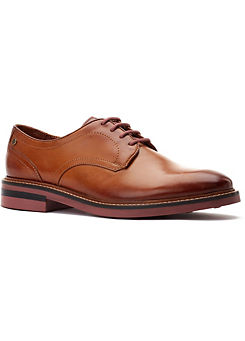 Tan Mawley Chunky Derby Shoes by Base London