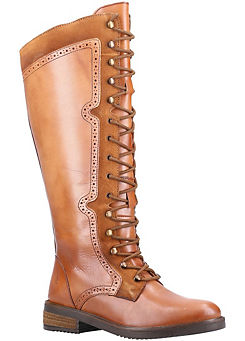 Tan Rudy Long Boots by Hush Puppies