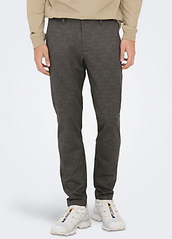 Tapered Fit Chino Trousers by Only & Sons