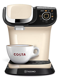 Tassimo My Way 2 TAS6507GB Coffee Machine with Brita Filter - Cream by Bosch