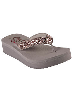 Taupe Vinyasa Sandals by Skechers