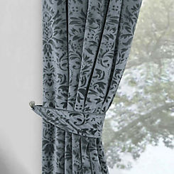 Taylor Embossed Velour Pair of Tiebacks by Home Curtains