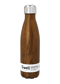 Teakwood Stainless Steel 500ml Water Bottle by S’well