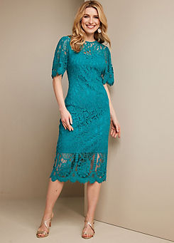 Teal Lace Dress by Kaleidoscope