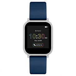 Teen Series 10 Navy Silicone Strap Smart Watch TKS10-0005 by Tikkers