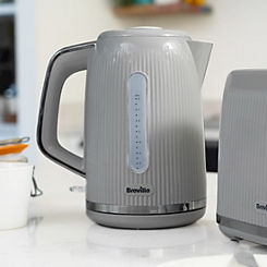 Textured Plastic 1.7L Kettle - Grey by Breville