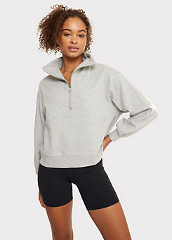 Three-Quarter Zip Sweatshirt by Chelsea Peers NYC